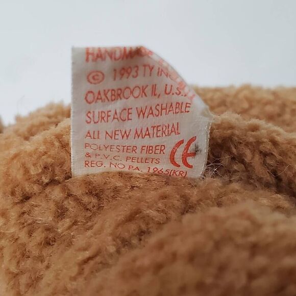 Ty Beanie Baby CURLY Stuffed Plushy Toy - Picture 4 of 4